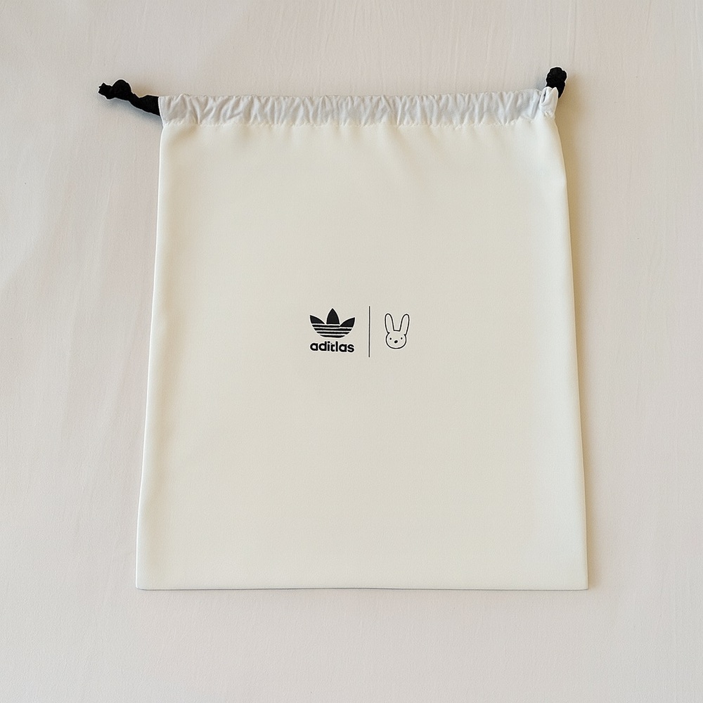 Adidas x Bad Bunny White Drawstring Shoe Dust Bag